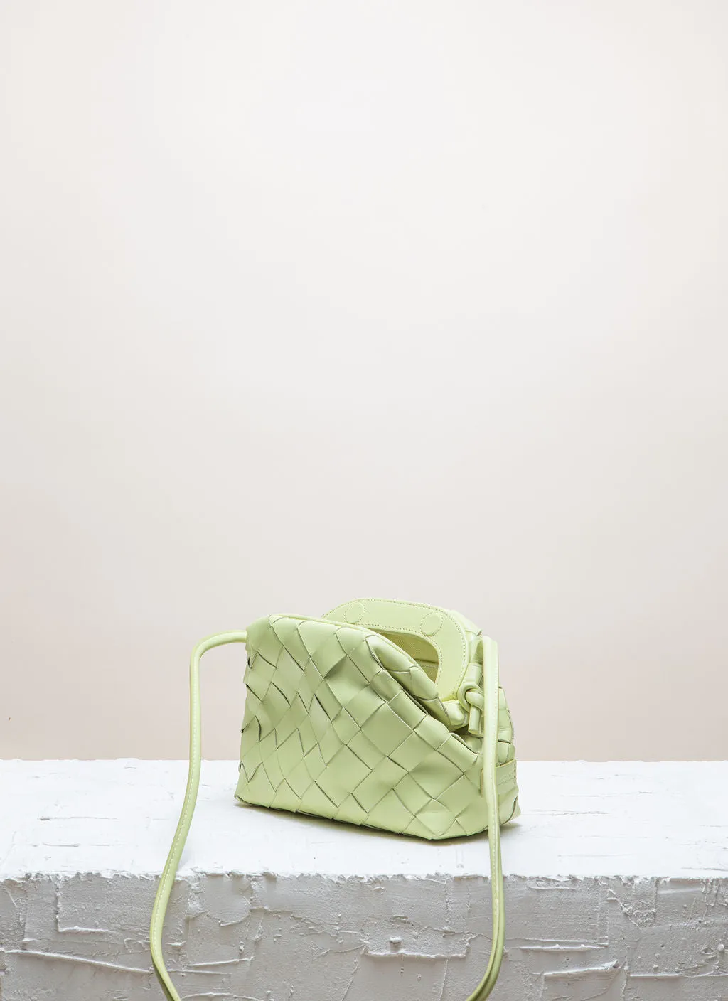 AIMEE Mellow Green Clutch