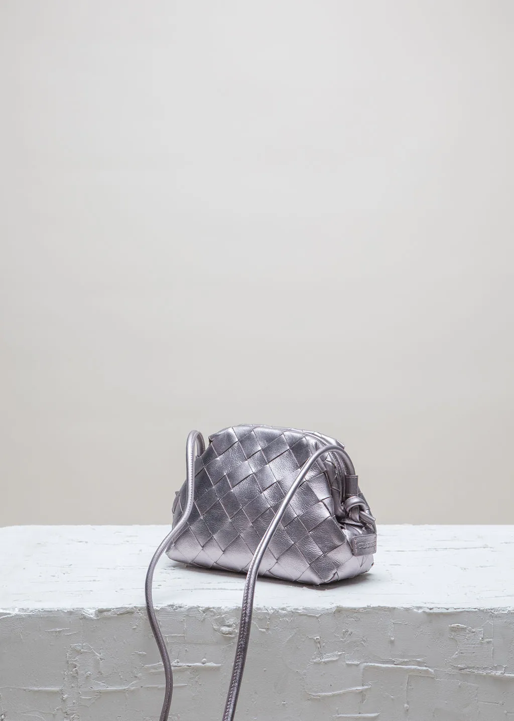 AIMEE Rose Metallic Clutch