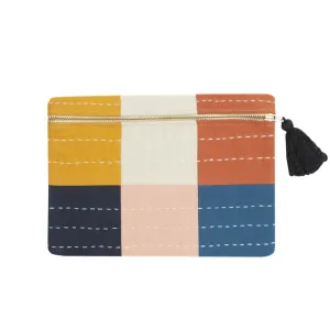 Checkered Pouch Clutch