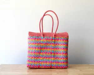 Coral & Colors Artisan Basket by MexiMexi