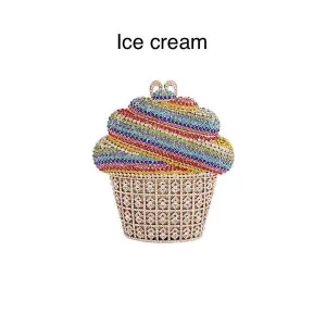 Ice Cream Women Clutch Evening Bag