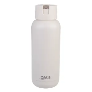 Oasis S/S Ceramic Moda Triple Wall Insulated Drink Bottle 1L - Alabaster