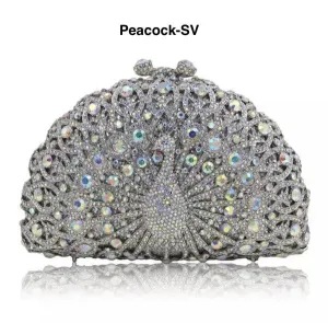 Peacock-Sv Women Clutch Evening Bag