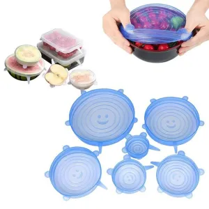 Silicone Lids (Pack Of 6)