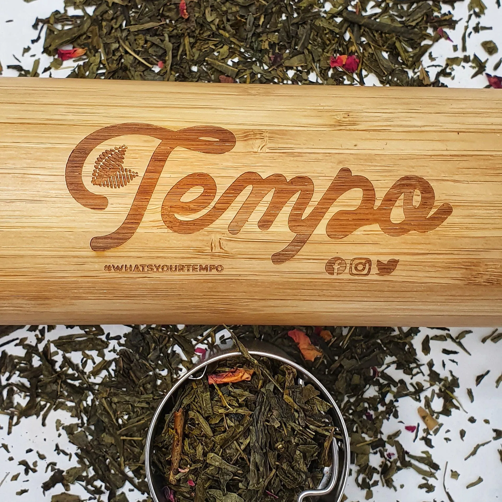 Tempo Bamboo Infuser Bottle