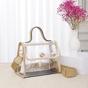 TG10433 Mindy Clear Satchel/Crossbody