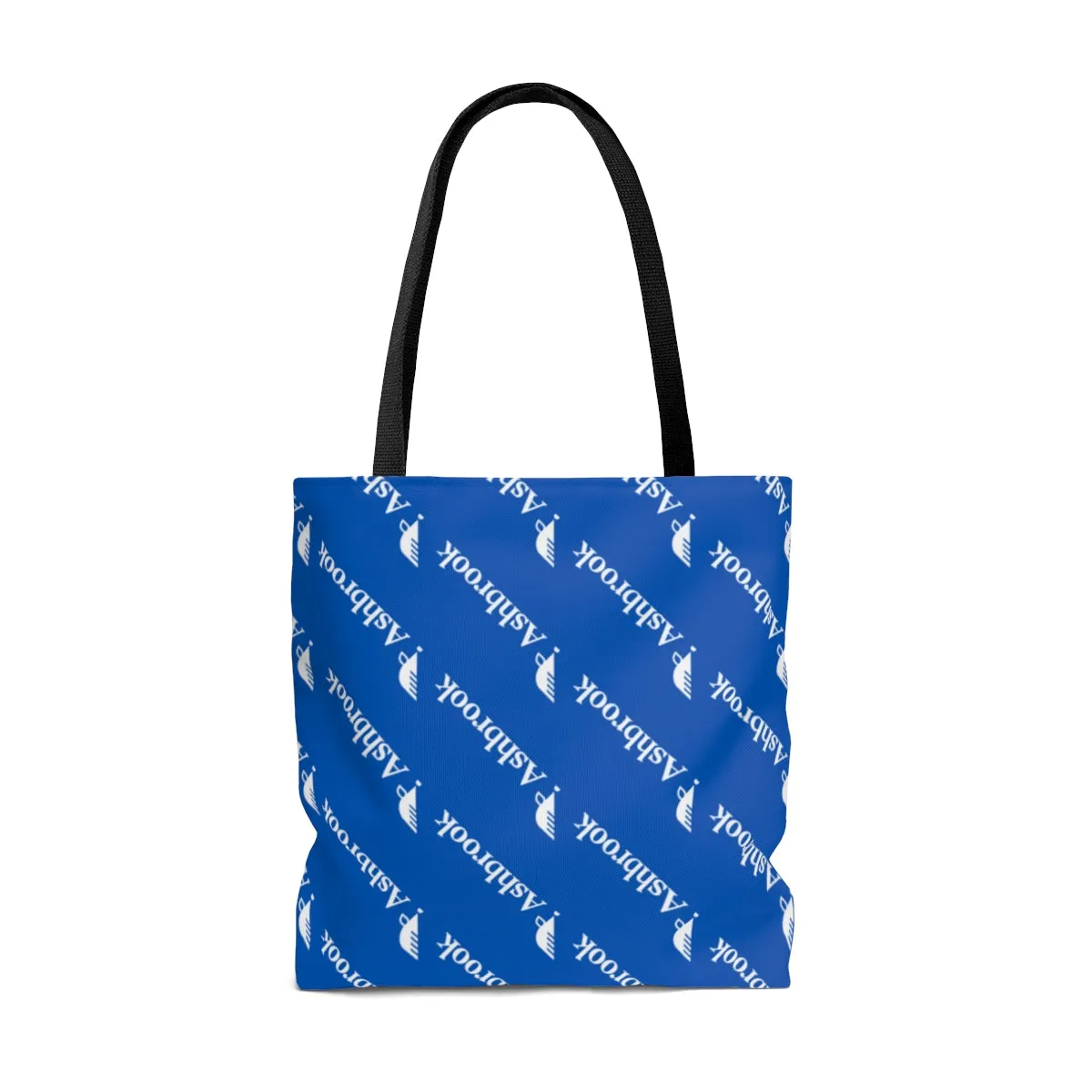 Tote Bag with Repeating Eagle Quill Logo