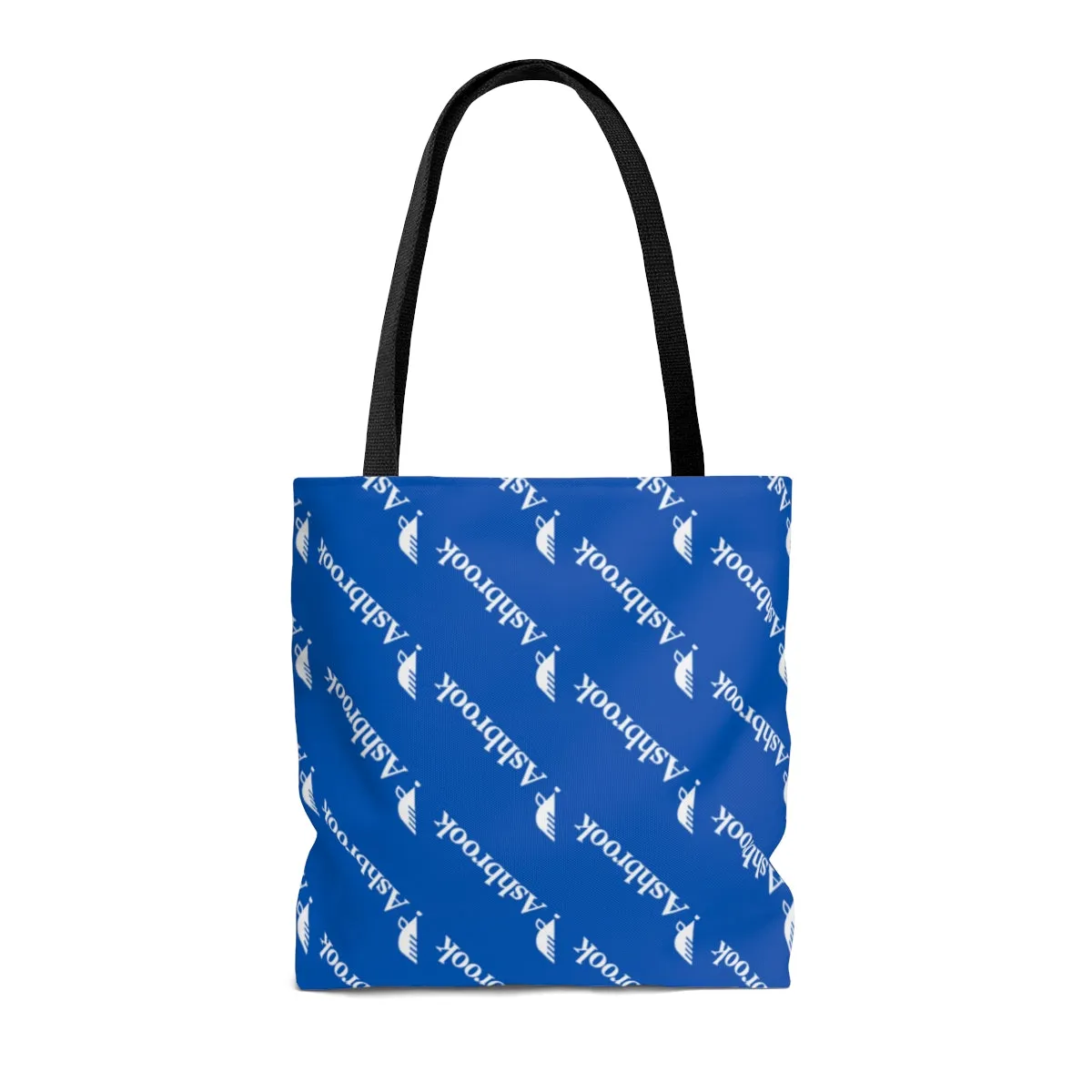 Tote Bag with Repeating Eagle Quill Logo