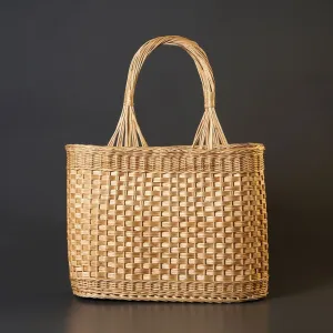 Utility Basket Made Of Natural Wicker  | Eco Friendly | Shopping Basket | Handmade In India