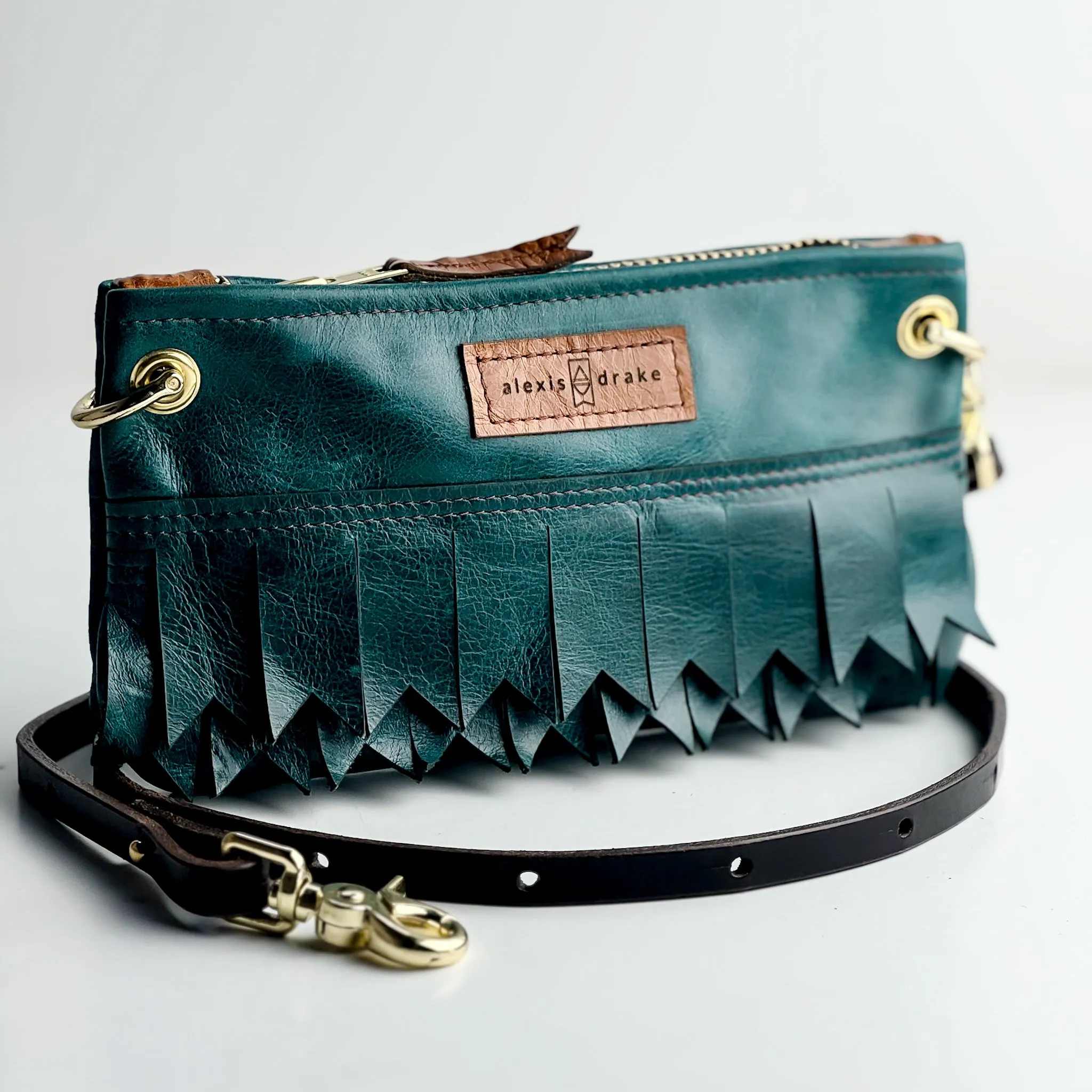 Western Woods Collection | Belt Bag Crossbody | Teal Spruce