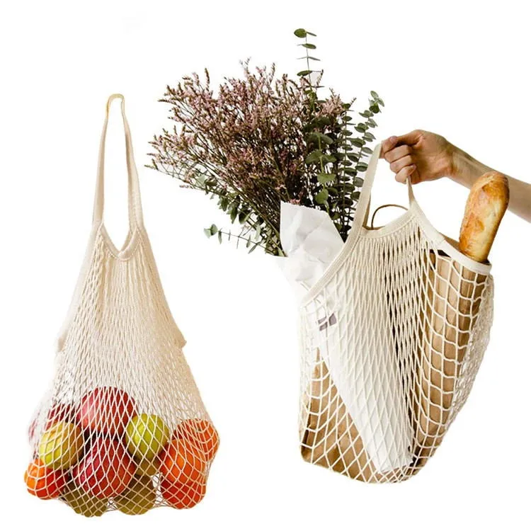 Zero Waste Organic Cotton Reusable Produce Mesh Bag